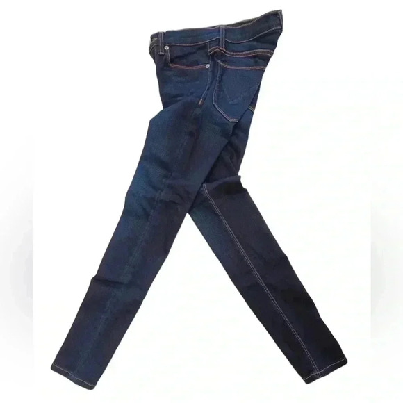Hudson Nico  Mid rise Super Skinny Ankle Dark Wash Size 24 - Picture 7 of 15